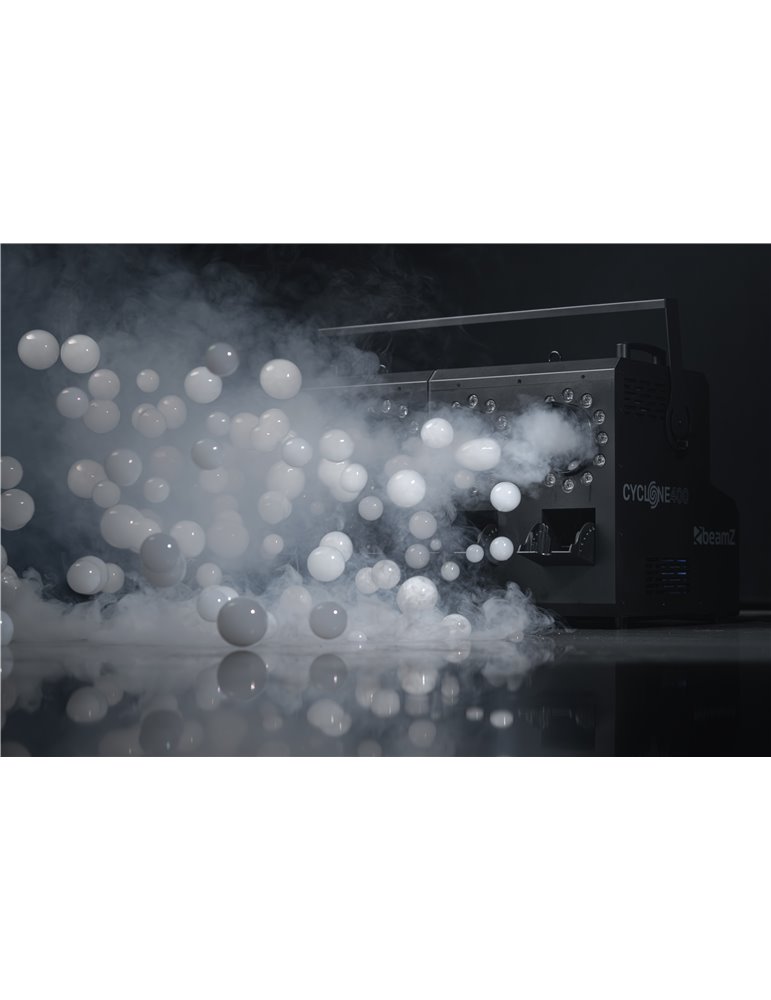 Cyclone400 Máquina de humo y burbujas con LED RGBW