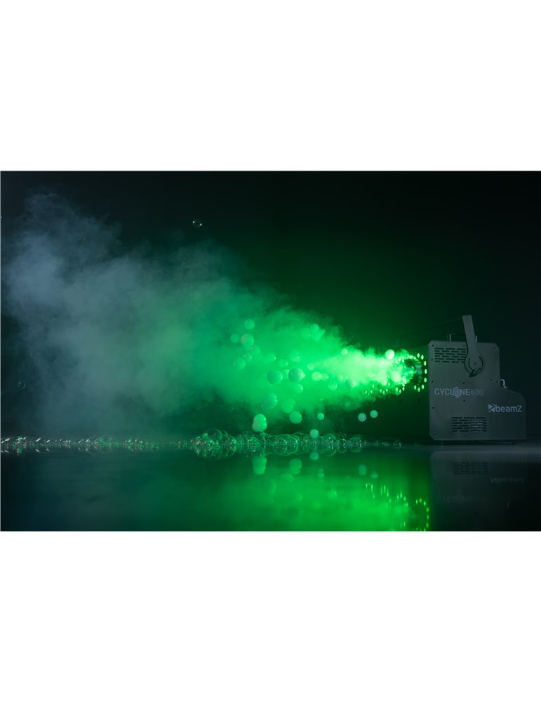 Cyclone400 Máquina de humo y burbujas con LED RGBW
