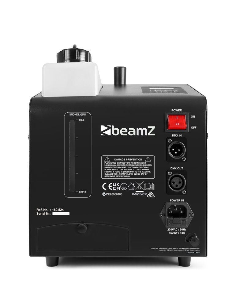 SB1500LED Maquina de Humo yBurbujas con Led RGB