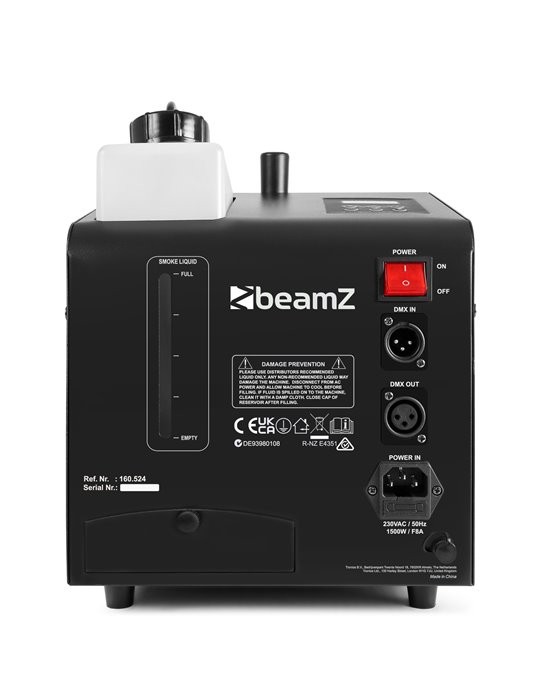 SB1500LED Maquina de Humo yBurbujas con Led RGB