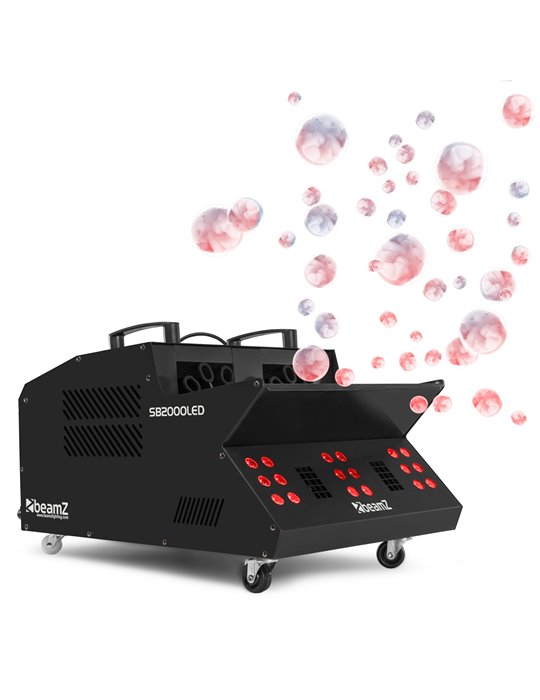 SB2000LED Maquina de Humo y Burbujas Led RGB