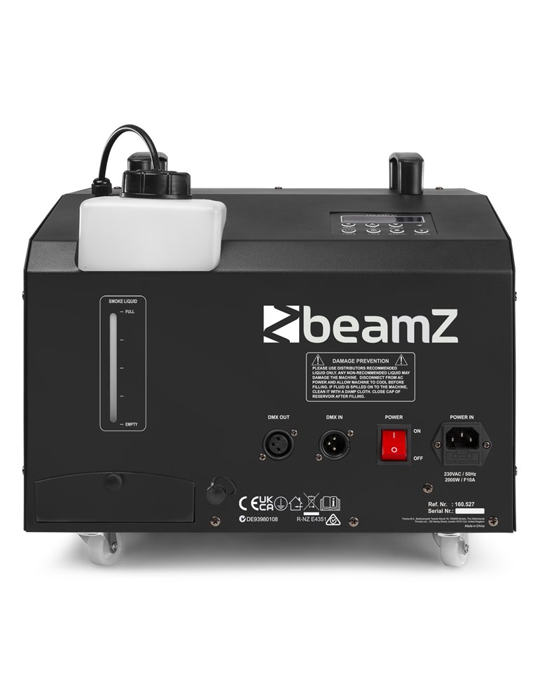 SB2000LED Maquina de Humo y Burbujas Led RGB