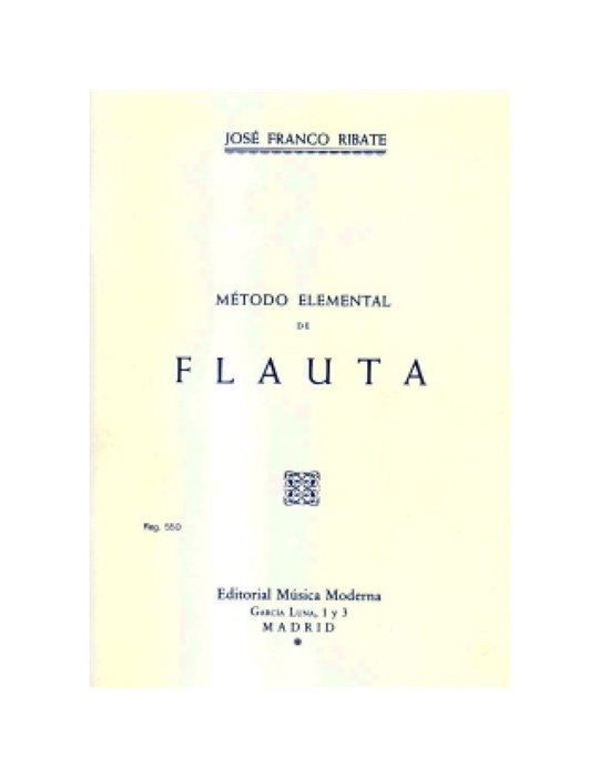 Método Flauta Travesera Franco Ribate
