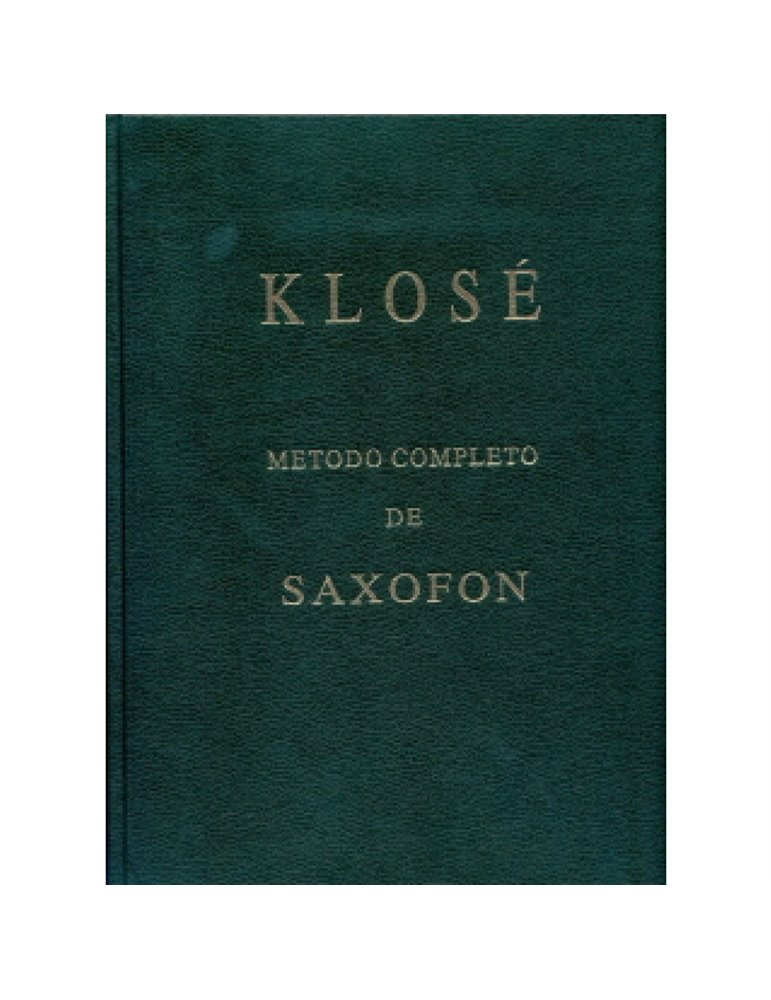 Método Saxofon Klose