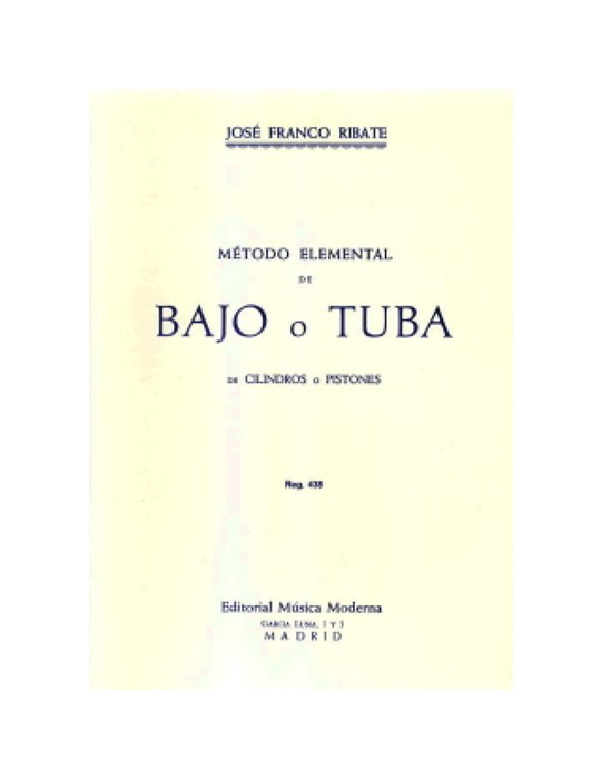 Método Bajo o Tuba Franco Ribate