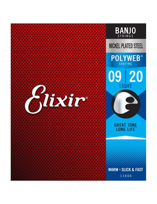Juego Banjo Elixir Polyweb 11600 (09-20)