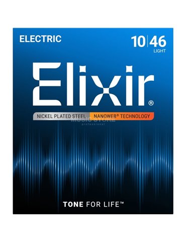 Juego Cuerdas Guitarra Eléctrica Elixir Nanoweb 12052 (010-046)