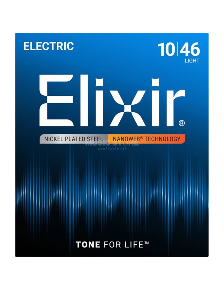 Juego Cuerdas Guitarra Eléctrica Elixir Nanoweb 12052 (010-046)