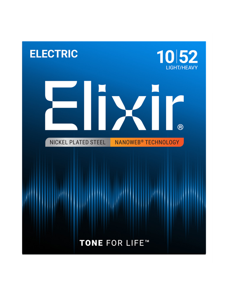 Juego Cuerdas Guitarra Eléctrica Elixir Nanoweb 12077 (010-052)
