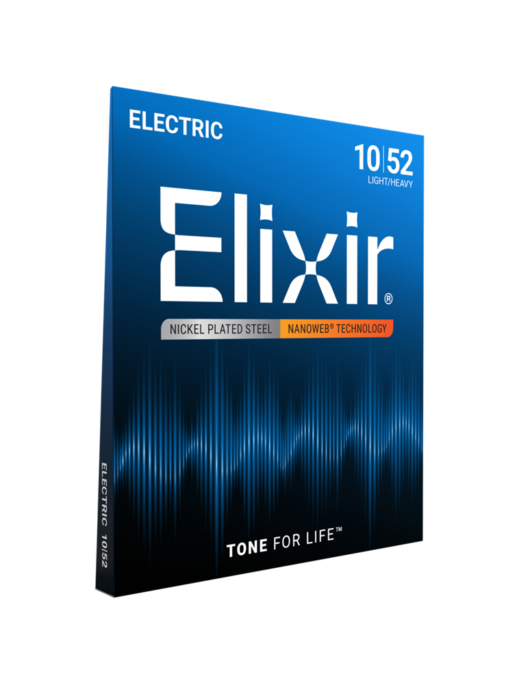 Juego Cuerdas Guitarra Eléctrica Elixir Nanoweb 12077 (010-052)