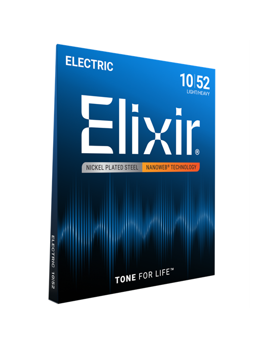 Juego Cuerdas Guitarra Eléctrica Elixir Nanoweb 12077 (010-052)