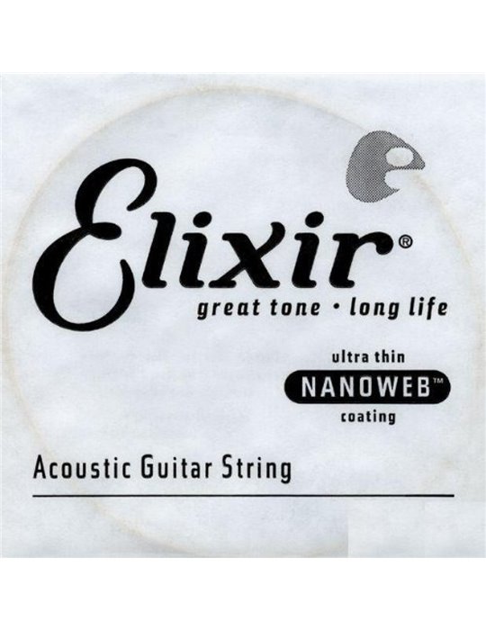Cuerda Acústica Elixir Nanoweb 042B