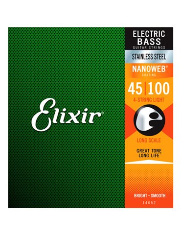 Juego Cuerdas Bajo Elixir Stainless Steel 14652 (45-100)
