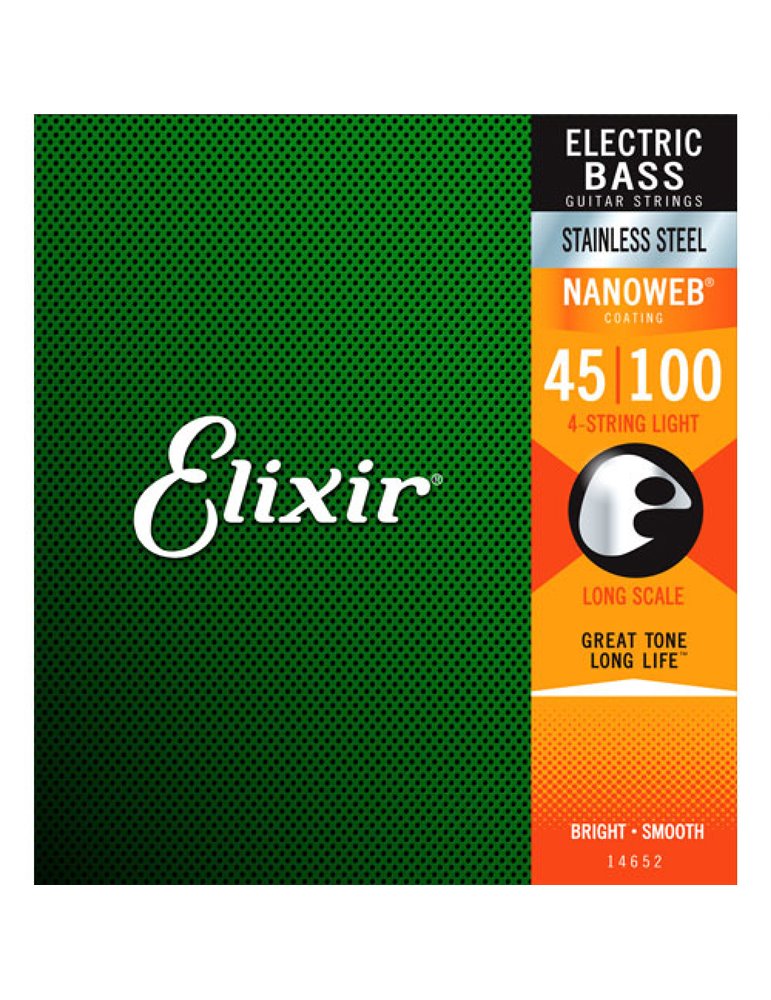 Juego Cuerdas Bajo Elixir Stainless Steel 14652 (45-100)