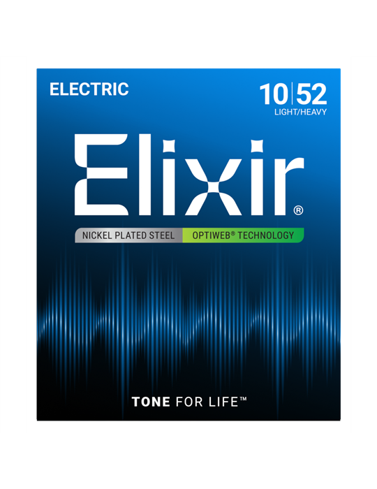 Juego Cuerdas Eléctrica Elixir Optiweb 19077 (010-052)