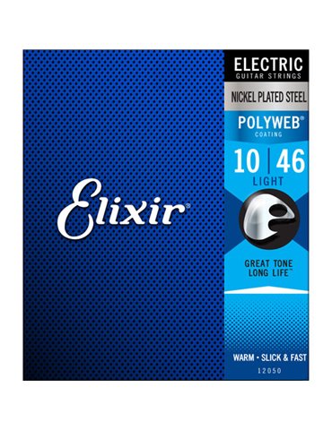 Juego Cuerdas Guitarra Eléctrica Elixir Polyweb 12050 (10-46)