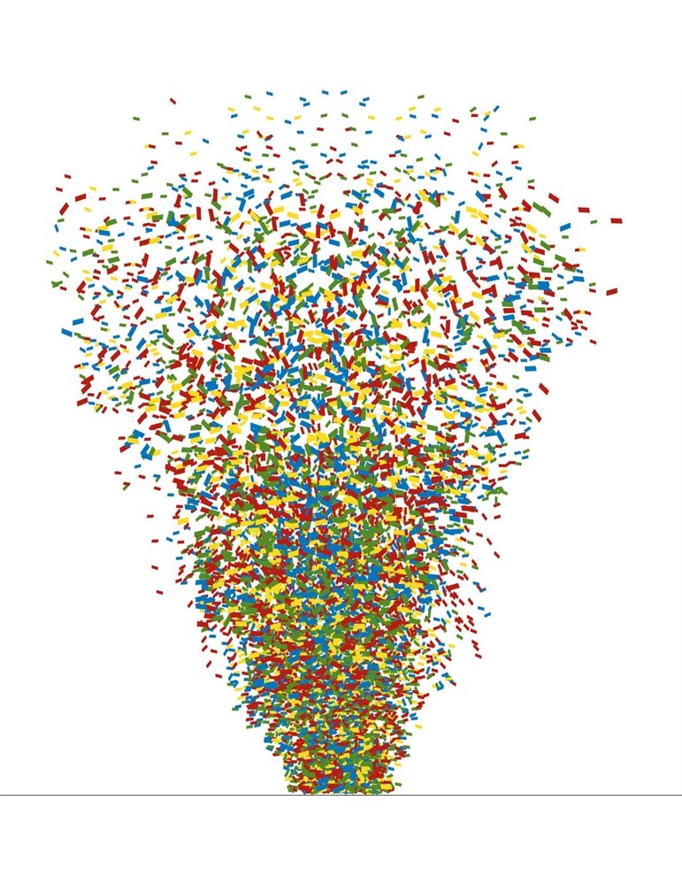 CNF1 Confetti Multi Color 1KG