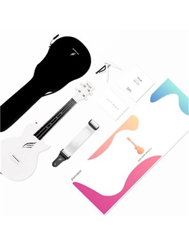 Ukelele Enya Nova-UE/WH Electrificado Blanco 2