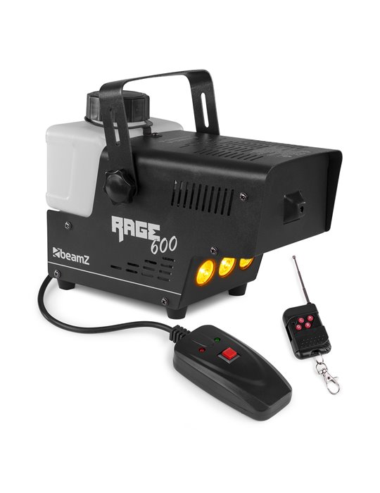 Rage 600LED Maquina de humo con mando a distancia