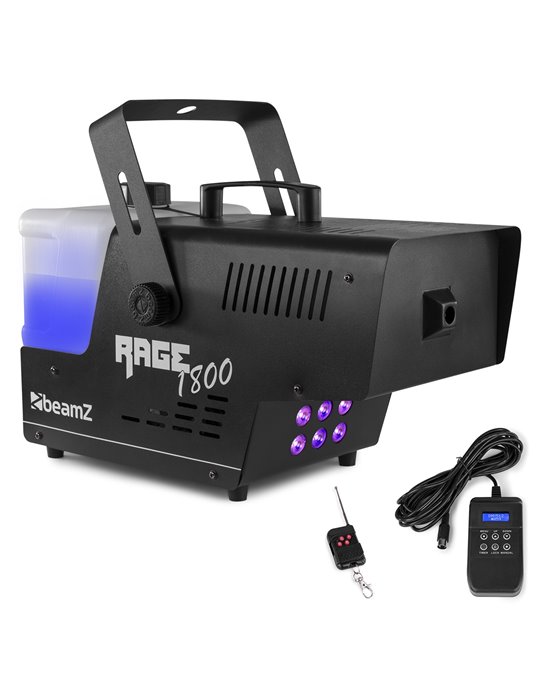 Rage 1800LED Maquina de humo con temporizador