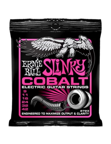 Juego Ernie Ball Eléctrica Slinky Cobalt 2723 (09-42)