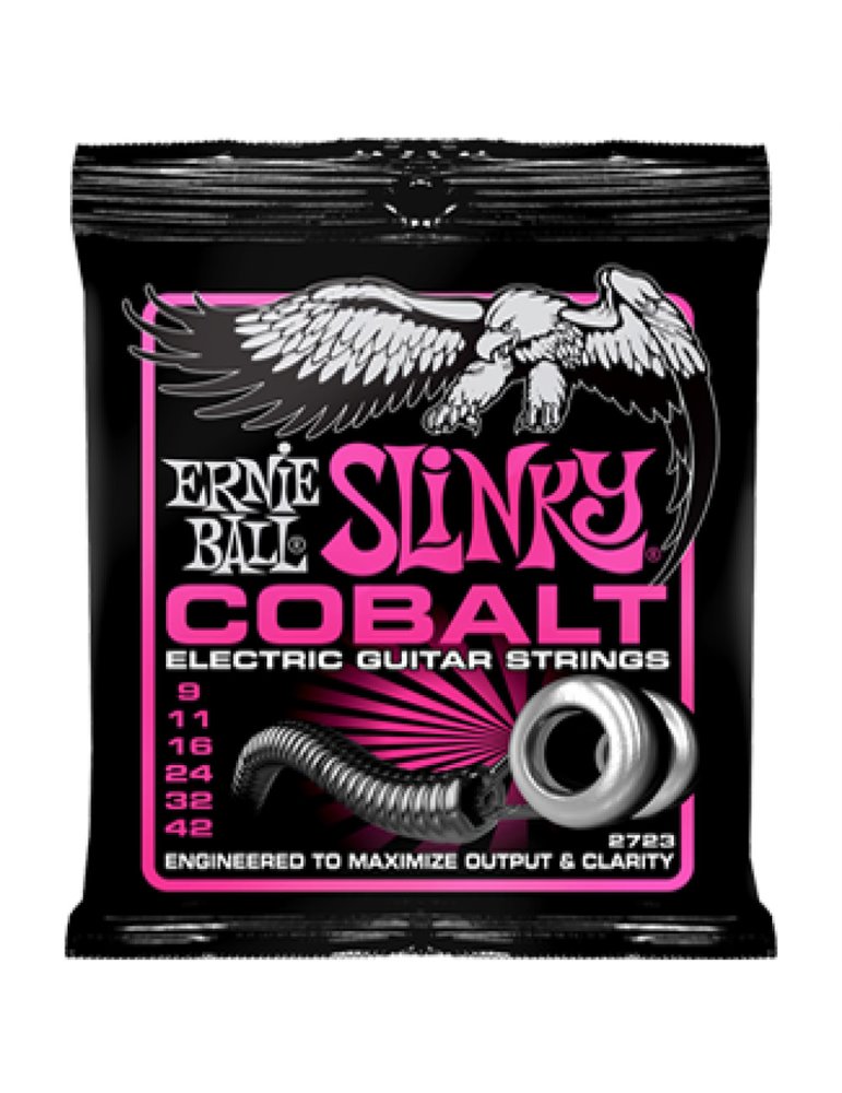 Juego Ernie Ball Eléctrica Slinky Cobalt 2723 (09-42)