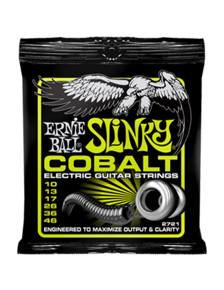 Juego Ernie Ball Eléctrica Slinky Cobalt 2721 (10-46)