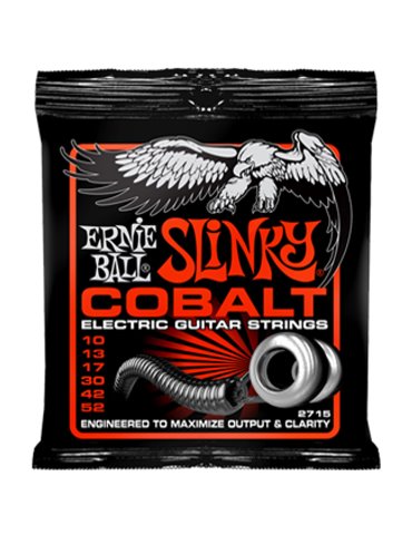 Juego Ernie Ball Eléctrica Slinky Cobalt 2715 (10-52)