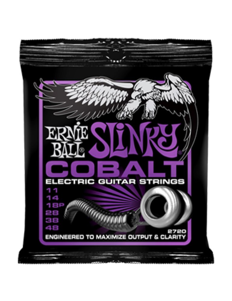 Juego Ernie Ball Eléctrica Slinky Cobalt 2720 (11-48)