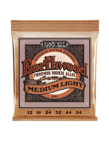 Juego Ernie Ball Phosphor Acústica 2146 (12-54)