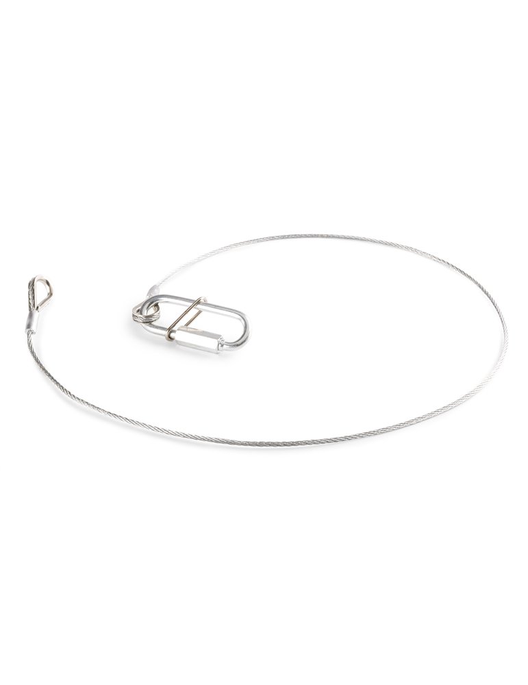 SAF20 Cable de seguridad, 70cm x2mm 20kg