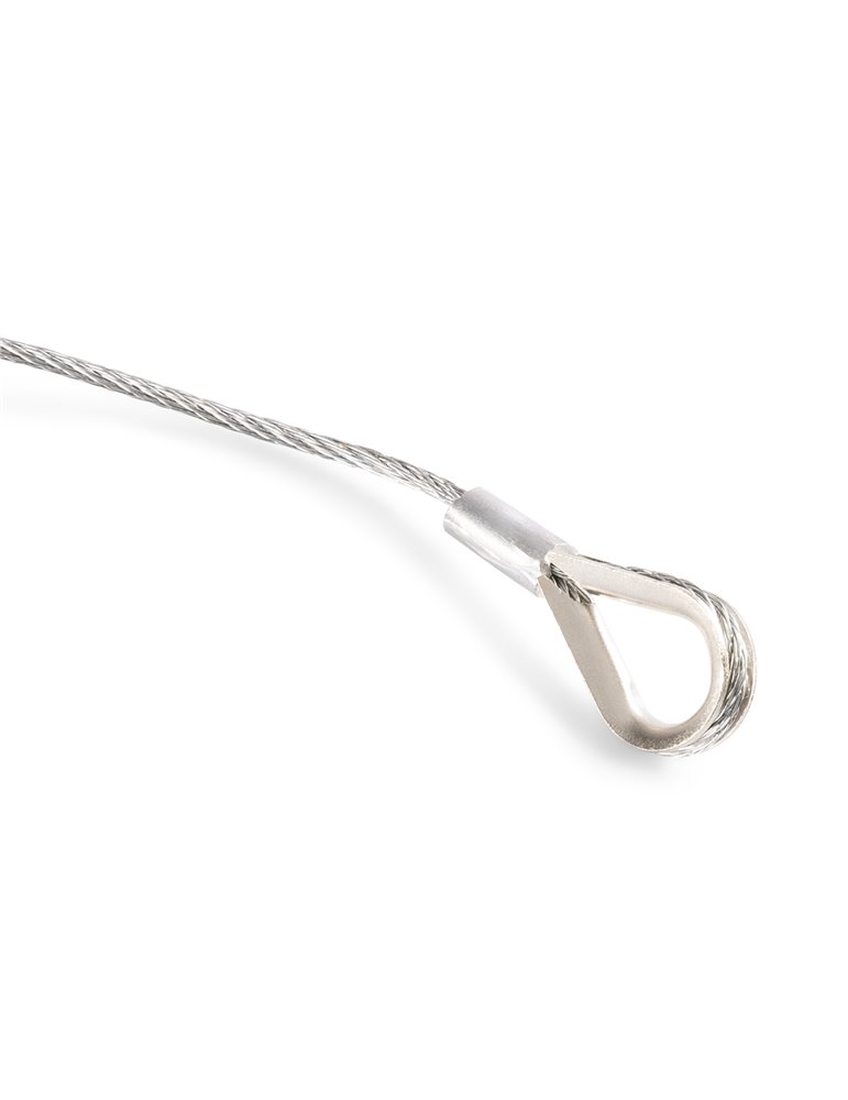 SAF20 Cable de seguridad, 70cm x2mm 20kg
