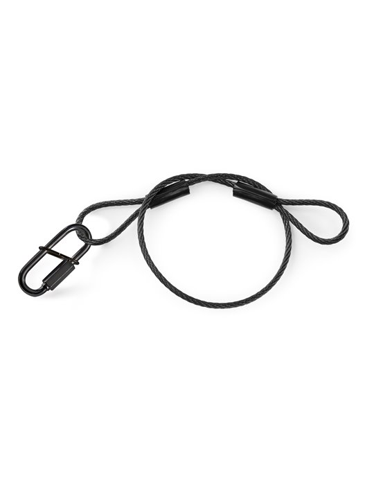 SAF35 Cable de seguridad 35cm x 3mm 30kg Negra