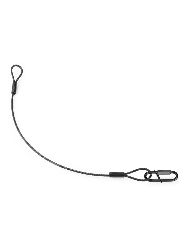 SAF35 Cable de seguridad 35cm x 3mm 30kg Negra