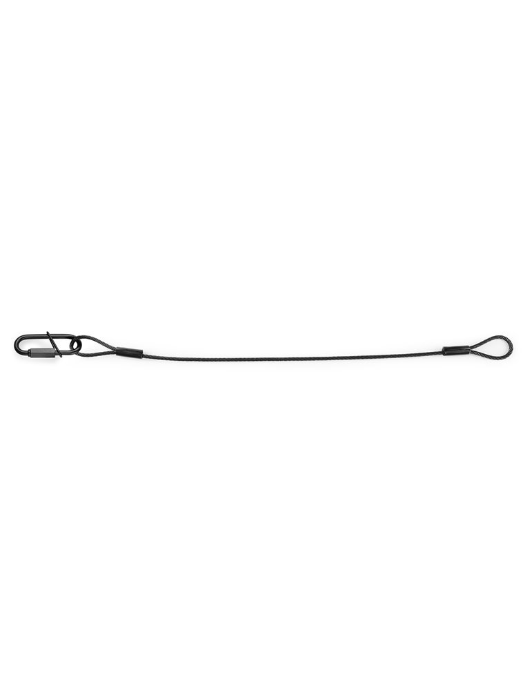 SAF35 Cable de seguridad 35cm x 3mm 30kg Negra