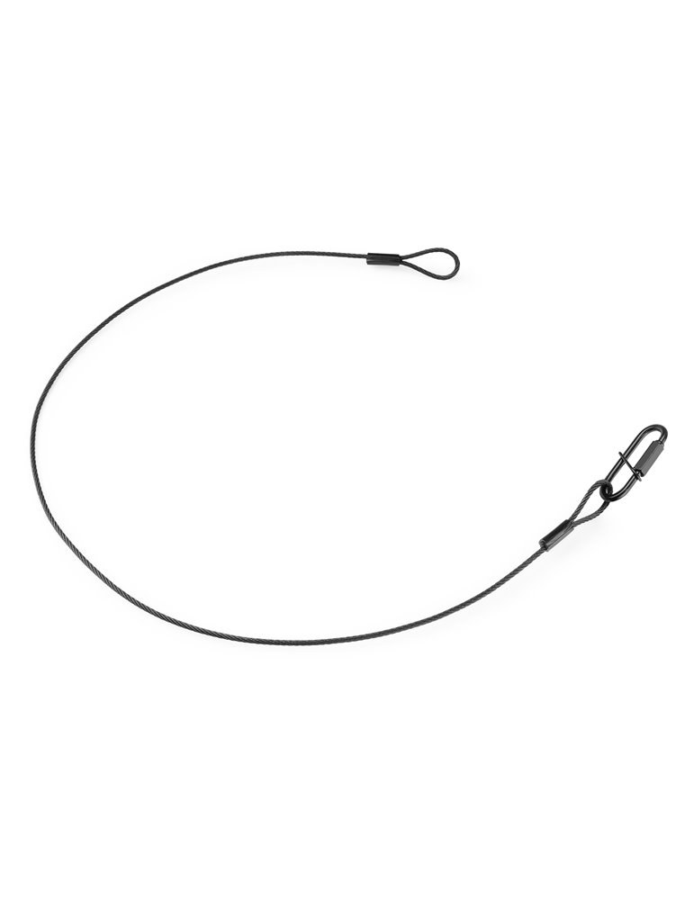 SAF75 Cable de seguridad 75cm x 3mm 30kg Negra