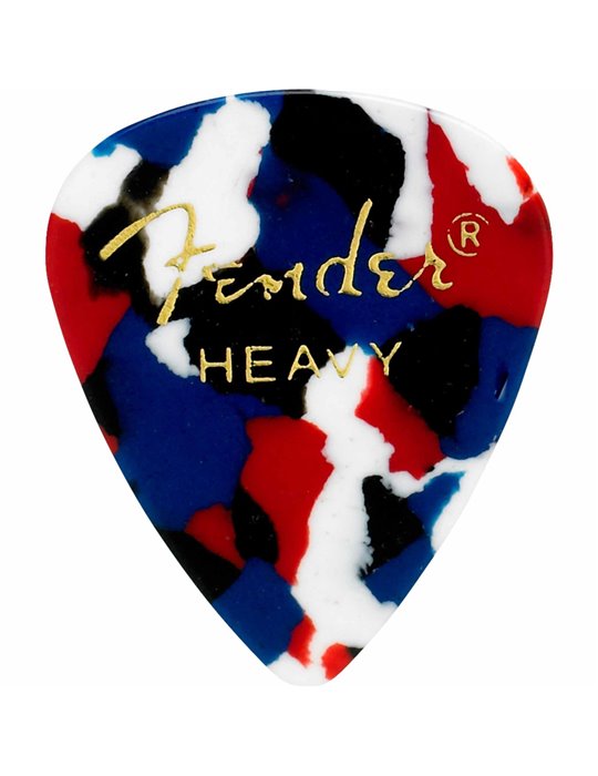 Púa Fender 0351-550 Confetti Heavy