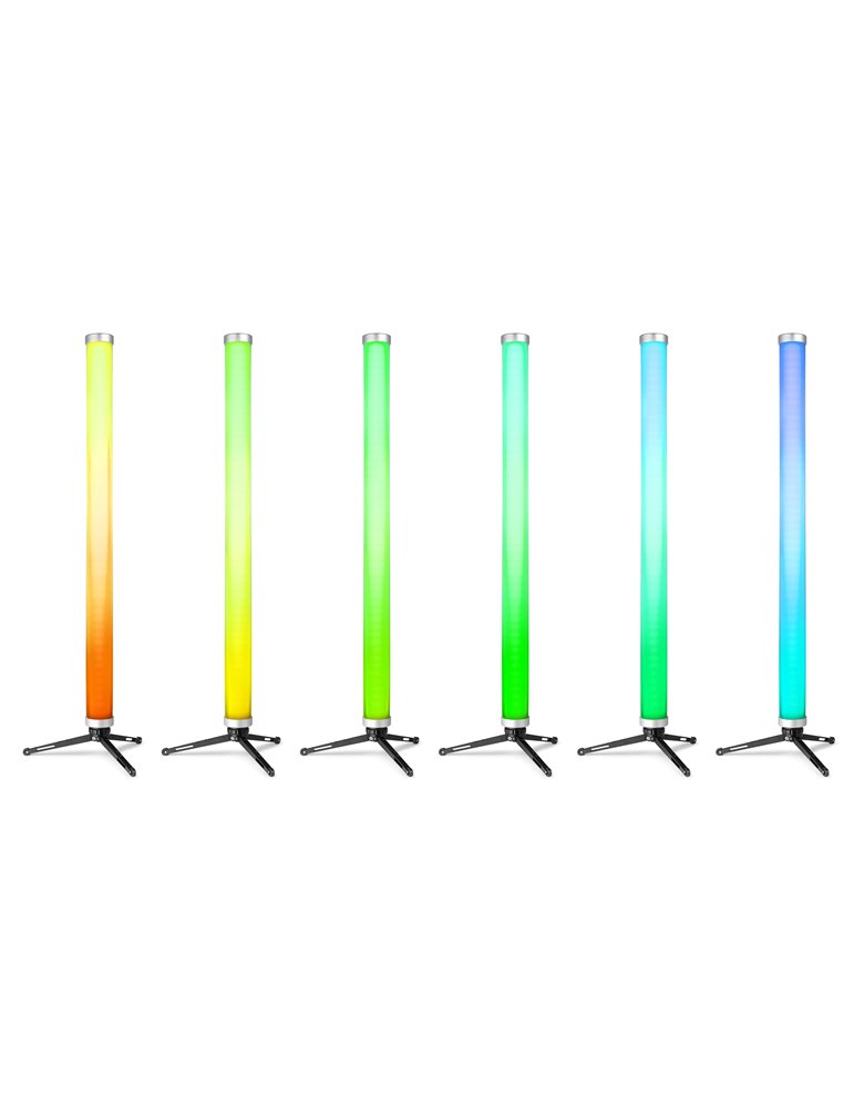 Kratos Conjunto Tubos70 LED RGBW int/ext, 8 unidades