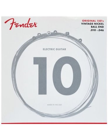 Juego Cuerdas Guitarra Eléctrica Fender 150-R 010-046