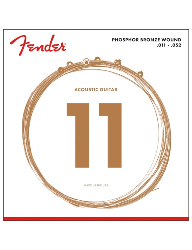 Juego Fender Acústica Phosphor Bronze 60-CL (011-052)