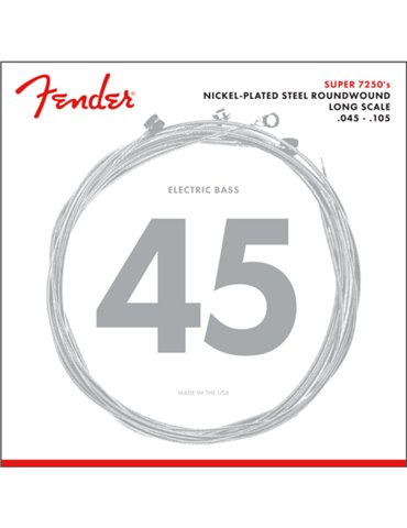 Juego Fender Bajo Eléctrico Super NPS 7250-M (045-105)