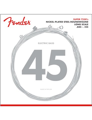 Juego Bajo Eléctrico 5 cuerdas Fender Super NPS 7250-5M 045-125