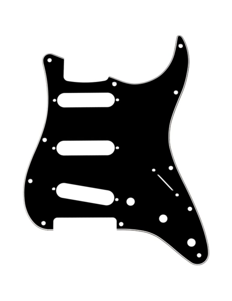 Golpeador 3 Capas Negro Fender Stratocaster S/S/S 099-1359-000