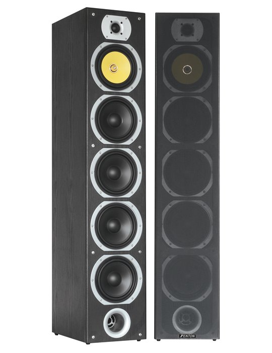 SHFT57B Conjunto Torres 4x 6.5" Negro