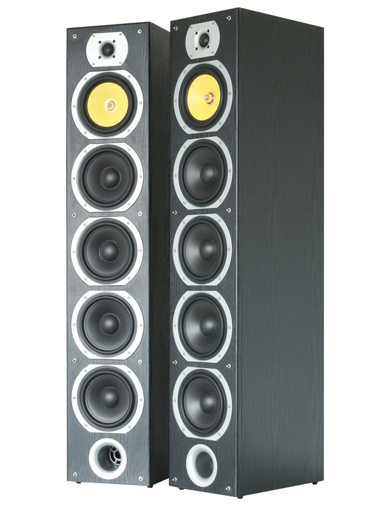 SHFT57B Conjunto Torres 4x 6.5" Negro