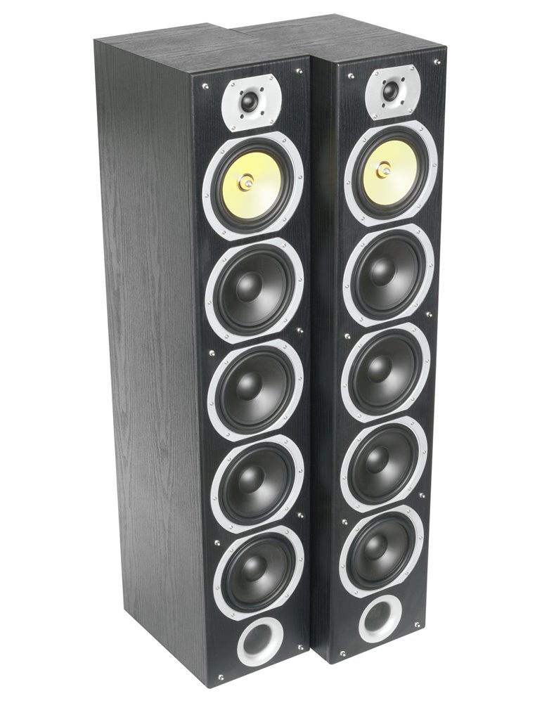 SHFT57B Conjunto Torres 4x 6.5" Negro