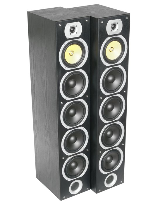 SHFT57B Conjunto Torres 4x 6.5" Negro