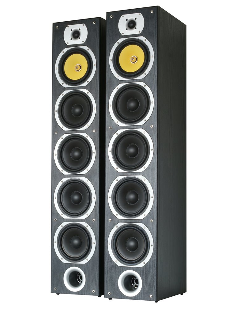 SHFT57B Conjunto Torres 4x 6.5" Negro