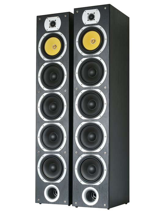 SHFT57B Conjunto Torres 4x 6.5" Negro