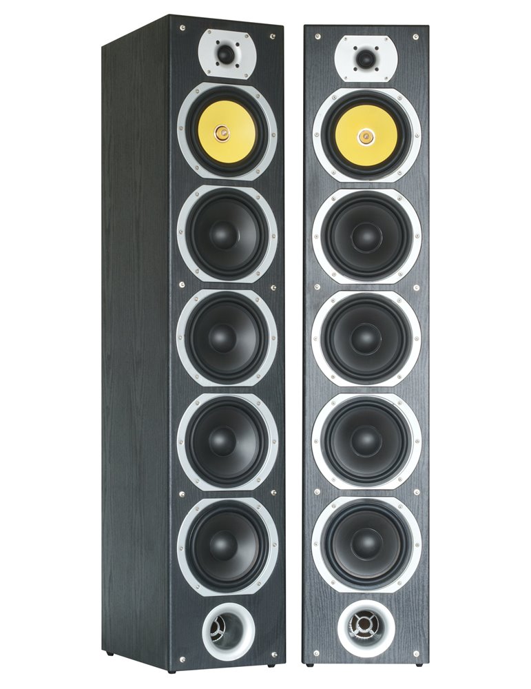 SHFT57B Conjunto Torres 4x 6.5" Negro